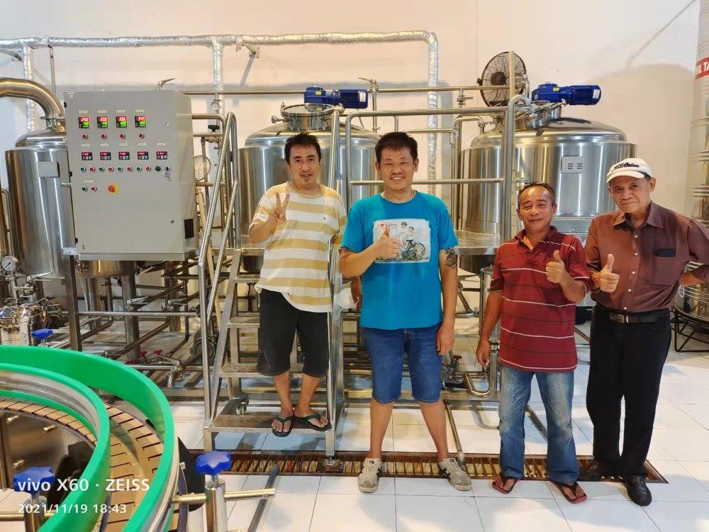 Cahaya Bintang Laut in Indonesia-1000L brewery equipme